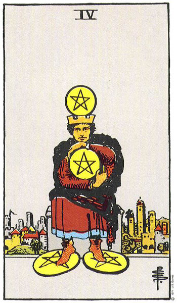 4 Tiền — Rider-Waite