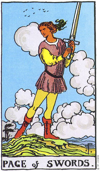Tiểu Đồng Kiếm — Rider-Waite